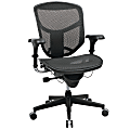 WorkPro® Quantum 9000 Series Ergonomic Mesh/Mesh Mid-Back Office Chair, Black/Black, BIFMA Compliant 1 thumbnail image