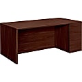 HON® 10700 72"W U-Shaped Workstation Right Single-Pedestal Computer Desk, Mahogany 1 thumbnail image