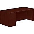 HON® 10700 72"W U-Shaped Workstation Left Single-Pedestal Computer Desk, Mahogany 1 thumbnail image