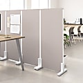 WorkPro® Motiva Freestanding Privacy Screen, 55"H x 24”W x 15”D, Warm Beige, Standard Delivery 1 thumbnail image