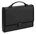Office Depot® Brand Expanding Poly 26-Pocket File, Letter Size, Black 1 thumbnail image