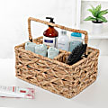 Honey Can Do Woven Storage Caddy With Handle, 14”H x 18”W x 18”D, Natural