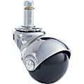 Master Caster® Superball Casters, Bright Chrome Hood, Stem C, Pack Of 4 1 thumbnail image