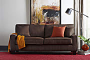 Serta® Deep-Seating Palisades Sofa, 78", Brown/Espresso