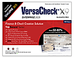 VersaCheck X9 Enterprise 2025 - 100 Users + VersaCheck ONLINE Pro 1 Year Subscription Bundle