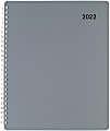 Office Depot® Brand Weekly/Monthly Planner, 7" x 9", Silver, January To December 2022, OD712100