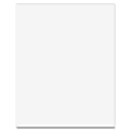 UCreate Plastic Poster Board - Home, Office, School, Art Project - 28"Height x 22"Width x 0.20"Length - 25 / Pack - White - Plastic