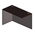 HON® 38000 Modular 48"W Left Desk Return, Mahogany/Charcoal 1 thumbnail image