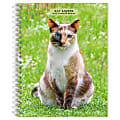 2025 BrownTrout Cat Lovers Weekly Spiral-Bound Wire-O Engagement Planner Calendar, 6" x 7 3/4", Cats, September 2024 to December 2025, 9781975473204 1 thumbnail image
