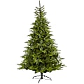 Nearly Natural North Carolina Spruce 96”H Artificial Christmas Tree With Bendable Branches, 96”H x 61”W x 61”D, Green
