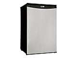 Danby Designer DAR044A4BSLDD-6 - Refrigerator - width: 20.7 in - depth: 21.1 in - height: 33.1 in - 4.4 cu. ft - black/stainless steel look 1 thumbnail image