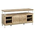 Sauder® Canal Street Entertainment Credenza For 60" TVs, Coastal Oak 1 thumbnail image