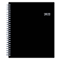 Blue Sky™ Enterprise Monthly Safety Wirebound Planner, 7-7/8" x 11-7/8", Black, January To December 2022, 116055 1 thumbnail image