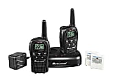 Midland LXT500VP3 Two-way Radio - 22 Radio Channels - 22 GMRS/FRS - Upto 126720 ft - Auto Squelch, Keypad Lock, Silent Operation - Water Resistant - Black - 2 Each