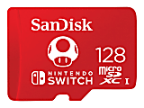 SanDisk® microSDXC Memory Card for Nintendo Switch, 128GB, SDSQXBO128GANCZA 1 thumbnail image