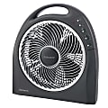 Holmes® Blizzard® 18" Oscillating Power Floor Fan, Dark Gray