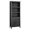 Sauder® Select 72"H Bookcase With Doors, Raven Oak®