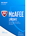 McAfee 2017 LiveSafe 1 Year Unlimited Devices, Download Version 1 thumbnail image