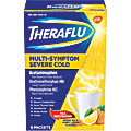 Theraflu Multi-Symptom Severe Cold & Cough Medicine For Cold And Flu, Honey Lemon, Box Of 6 Packets