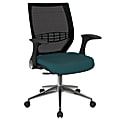 Office Star™ Pro-Line II ProGrid Fabric High-Back Chair, Mesh Blue/Black/Silver