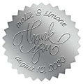 Custom Blind-Embossed Labels And Stickers, Foil Stock, 1-1/4" Burst Shape, Box Of 500 Labels 1 thumbnail image