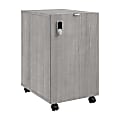 Bush Business Furniture Assure Mobile File Cabinet with Drawers and Keypad Lock, Platinum Gray, Standard Delivery 1 thumbnail image