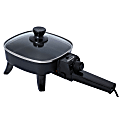 Brentwood Electric Skillet With Glass Lid, 6 to 8", Black 1 thumbnail image