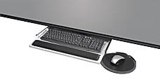 KellyREST™ Underdesk Keyboard/Mouse Platform, Gray/Black