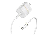 OtterBox Wall Charger - Power adapter - 20 Watt - 3 A - PD 3.0 (24 pin USB-C) - on cable: Lightning - cloud dust white 1 thumbnail image