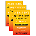 Federal Street Press Webster's Spanish-English Dictionary For Students Third Edition, Pack Of 3 Dictionaries 1 thumbnail image