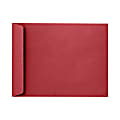 LUX Open-End 10" x 13" Envelopes, Peel & Press Closure, Ruby Red, Pack Of 1,000