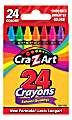 Cra-Z-Art Basic Crayons, Assorted Colors, Box Of 24 Crayons