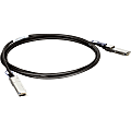 D-Link Direct Attach Cable - Direct attach cable - QSFP+ to QSFP+ - 10 ft - twinaxial
