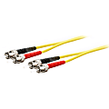 AddOn 5m ST (Male) to ST (Male) Yellow OS1 Duplex Fiber OFNR (Riser-Rated) Patch Cable
