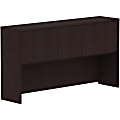 Lorell® 4-Door Laminate Hutch, 36"H x 66"W x 15"D, Espresso