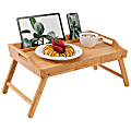 Rossie Home® Media Bed Tray, 2-5/8”H x 19-3/4"W x 2-5/8"D, Natural 1 thumbnail image