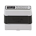 Same-Day Pre-Inked Custom Stamp, 3/8" x 2 3/8" Impression, Black 1 thumbnail image