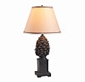 Kenroy Home Spruce Table Lamp, 29"H, Cream Shade/Aged Bronze Base 1 thumbnail image