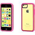 Griffin Color Basics Separates Case for iPhone 5C - For Apple iPhone Smartphone - Pink, Clear - Polycarbonate, Thermoplastic Polyurethane (TPU)
