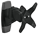 Mount-It! Full-Motion Monitor Wall Mount, 6"H x 2.6"W x 5"D, Black 1 thumbnail image