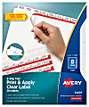 Avery®Index Maker® Big Tab Clear Label Dividers, 8-Tab Set 1 thumbnail image