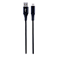 Ativa® Braided USB Type-C Charge And Sync Cable, 6", Black, 45839 1 thumbnail image