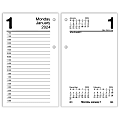 2024 AT-A-GLANCE® Daily Loose-Leaf Desk Calendar Refill, 3-1/2" x 6", January To December 2024, E71750