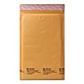 Sealed Air Jiffylite Self-Seal Bubble Mailers, Size #1, 7 1/4" x 12", 100% Recycled, Satin Gold, Pack Of 25