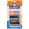 Elmers® Restick Glue Sticks, Pack Of 12