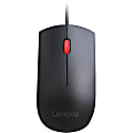 Lenovo Essential USB Mouse - Optical - Cable - Black - USB - 1600 dpi - Scroll Wheel - 3 Button(s) - Symmetrical - 1 Each 1 thumbnail image