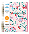 Blue Sky™ Monthly Planner, 8" x 10", Breast Cancer Awareness, Garden Flower, January to December 2021, 101621 1 thumbnail image