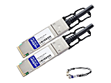 AddOn 1m Cisco Compatible QSFP+ DAC - Direct attach cable - QSFP+ to QSFP+ - 3.3 ft - twinaxial - for Cisco Nexus 93108TC-EX, 93180YC-FX, 9336C-FX2, 9372PX-E