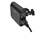 Tripp Lite AC/USB Charging Clip for Display Mounts - Power adapter - 3.4 A - 4 output connectors (2 x USB, 2 x NEMA 5-15) - black