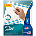 Avery®Index Maker® Big Tab Clear Label Dividers, 5-Tab Set 1 thumbnail image